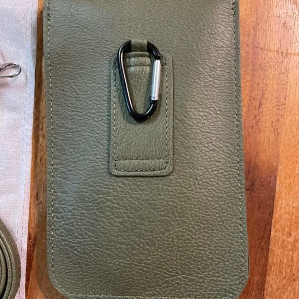 K. Carroll Harper Crossbody Army Green NEW - Picture 6 of 9